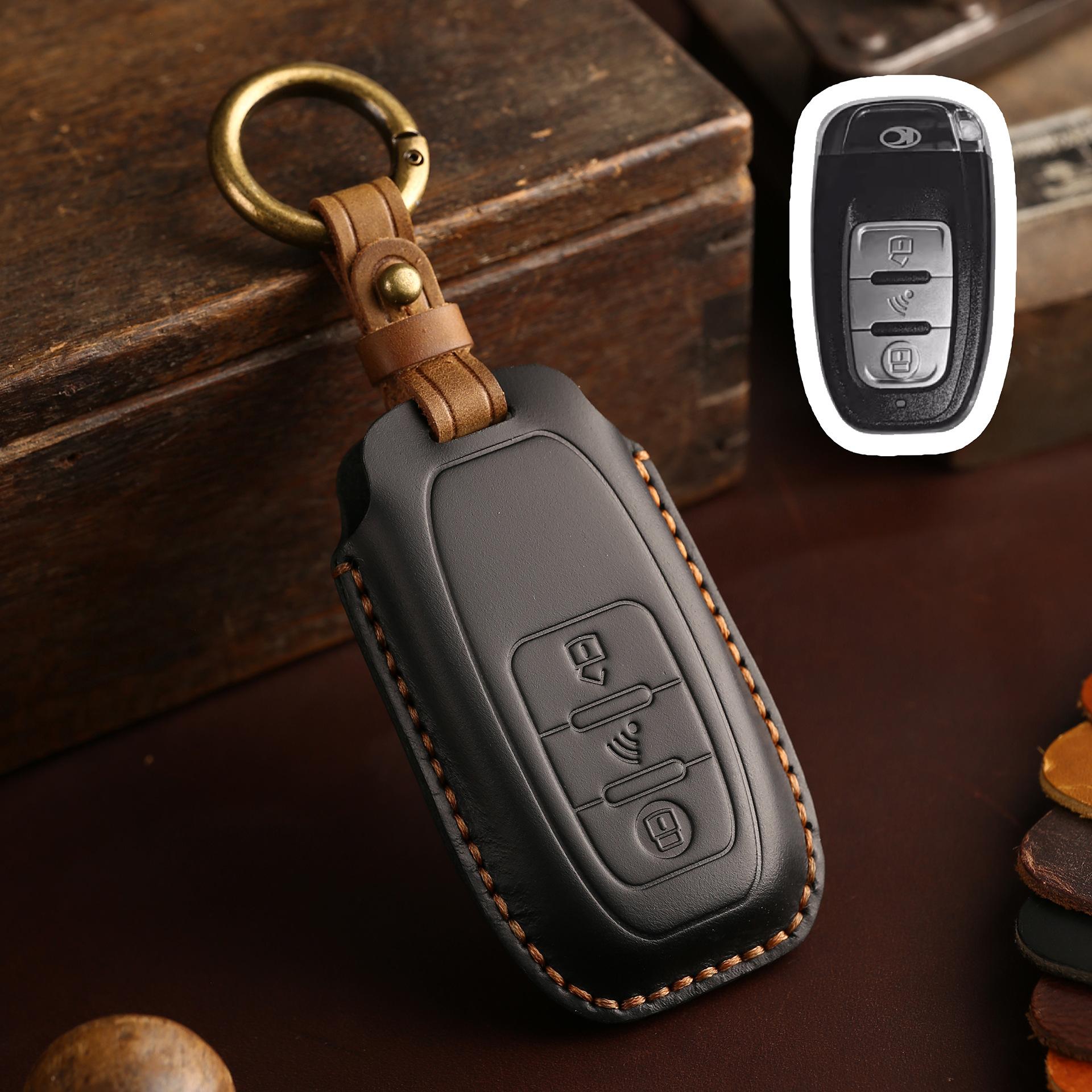 

Suitable for Guangyang Rowing CT250 motorcycle key case S400 CT300 motorcycle modified leather key case чорний