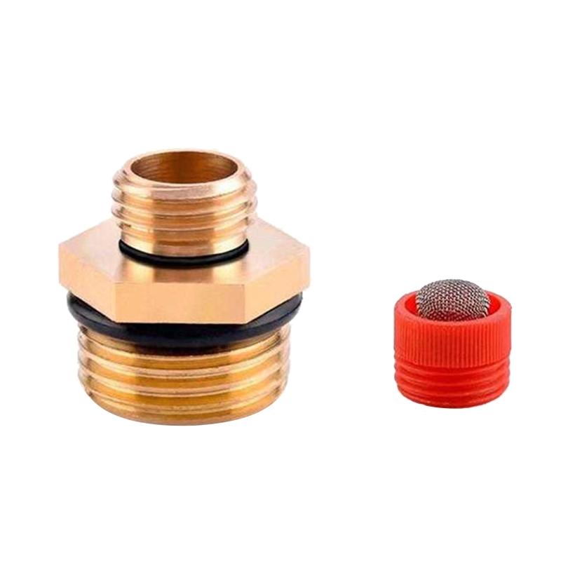 Heavy Duty Twist Hose Nozzle Adjustable 1/2 Jet Sweeper Nozzle for Car Wash Watering Gardens High Pressure Brass Nozzle