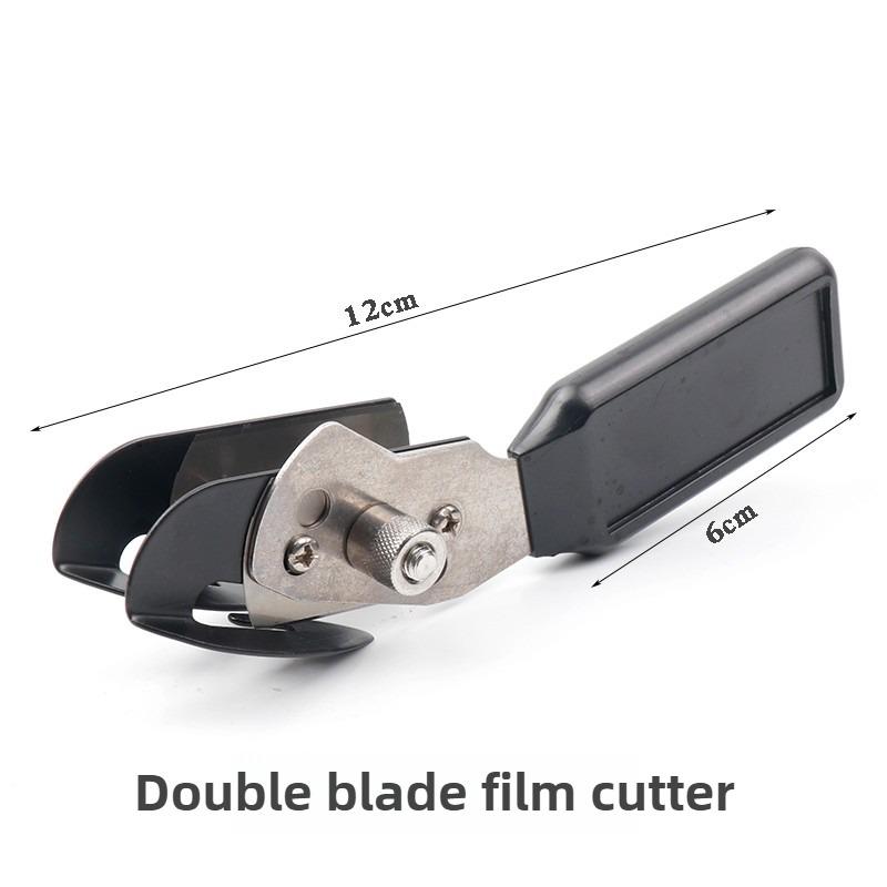 ALIWRAP Safety Double Heads Vinyl Cutter Car Wrap Film Paperback Slitter Carbon Film Sticker Cutting Tool with Metal BladeWindshield Washer Pumps 7