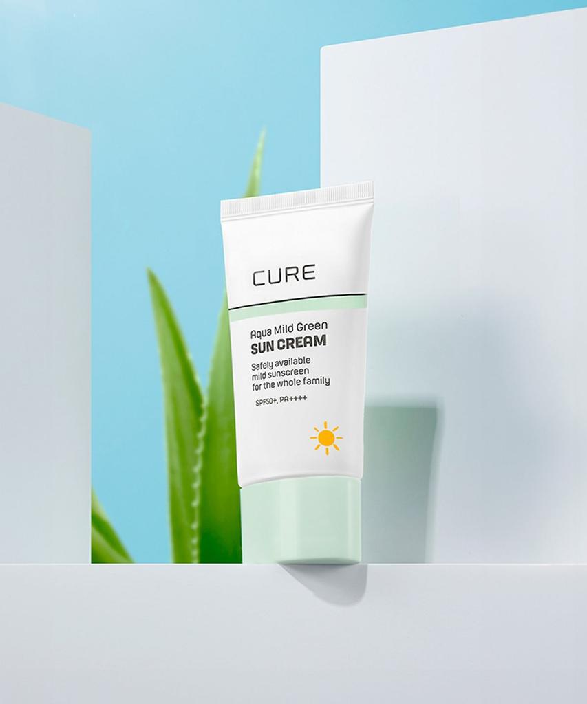 Cure Mild Green Sun Cream (Mineral) 40ml 1