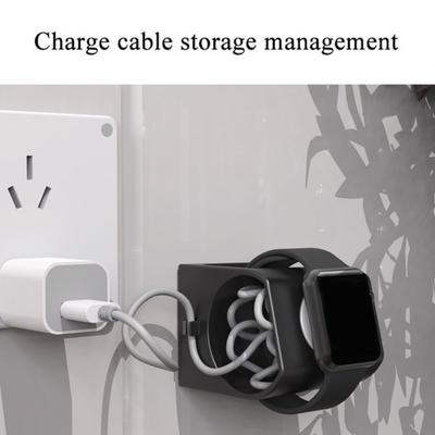 Suporte de Relógio Suporte de Carregamento de Mesa Universal Armazenamento de Cabo Posição de Furo Precisa Suporte para iWatch 1-6 Geração
