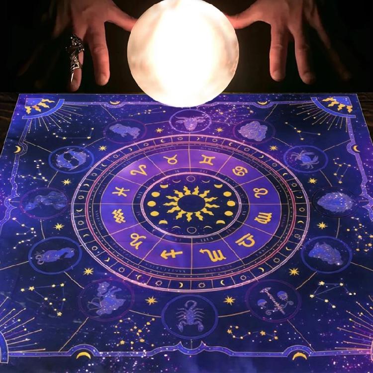 Tarots Tablecloth Rune Divinations Table Cover Astrology Oracles Board Game Mat