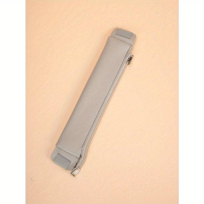 

1 шт. ПУ блокнот сумка для ручек с регулируемой резинкой держатель для ручек сумка на молнии с эластичной лентой чехол для ручек для блокнотов планеров книг чехол для ручек держатель для ручек серый