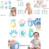6-piece Infant Soft Teether Handbell Set Safe Sterilizable Baby Toy