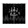 Curtain Animal Wolf Bear Curtain Digital Printing Blackout Curtain No Punching