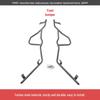 Zongshen RT150S Scooter Full Coverage Bumper Guard Set