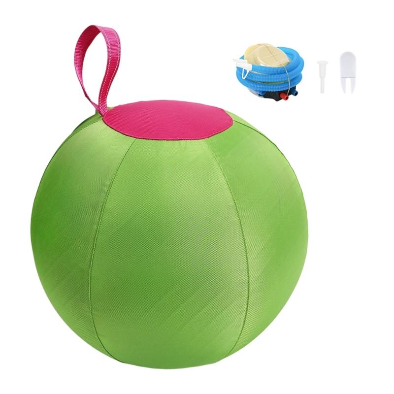 

Large Inflatable Dog Toy Ball for Outdoor Fun And Training Heavy Duty Interactive Bouncy Toy for Backyard Play S