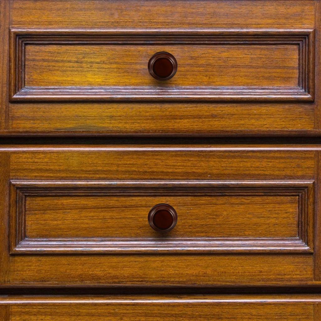 8Pcs Real Wood Cabinet Handles High Quality Round Door Knobs for Wardrobe Drawer Furniture Round Door Handle Cabinet Knob