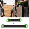 Foldable Transport Belts Furniture Moving Strap with Ergonomic Handle, Heavy Duty Lifting Sling Straps for Furniture, Appliances, Objects Carrying