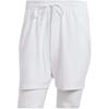 adidas Free Shipping With AdiClub Tennis Pro Aeroready Shorts And Inner Shorts Set IS8097
