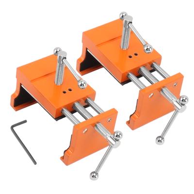 2pcs Cabinet Claw Aluminum Alloy Cabinet Claw Clamps for Installing Cabinetry Face Frame Orange