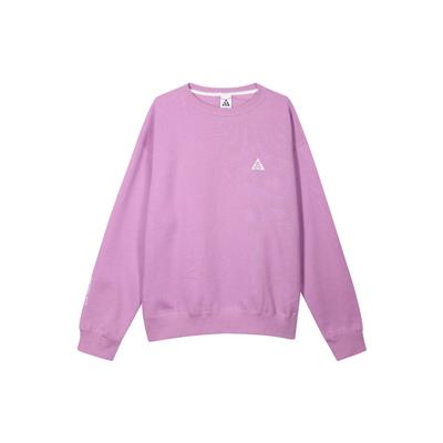 Nike ACG Therma-Fit Embroidered Logo Crew Neck Sweatshirt Unisex Tops Purple DX9612-532