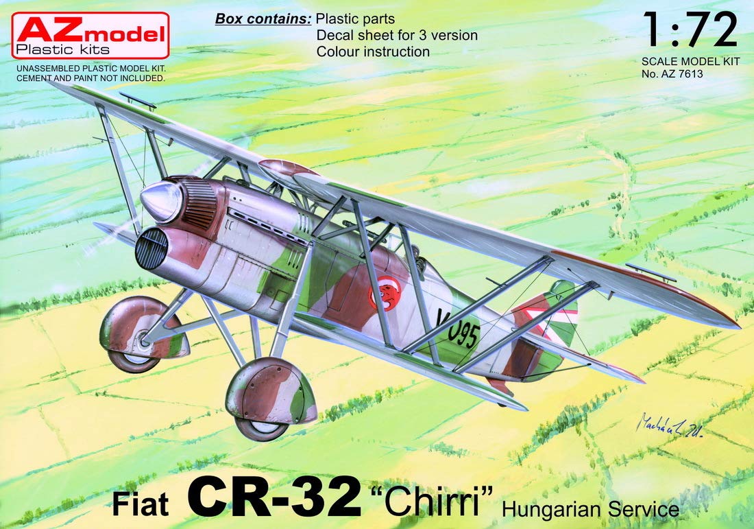 

AZ Model Hungarian Air Force Fiat Plastic Model AZM7613 1/72 CR.32