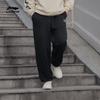 Li-Ning Fashion Series Solid Color Logo Drawstring Jogger Sweatpants Men Bottoms Black AKLT537-4
