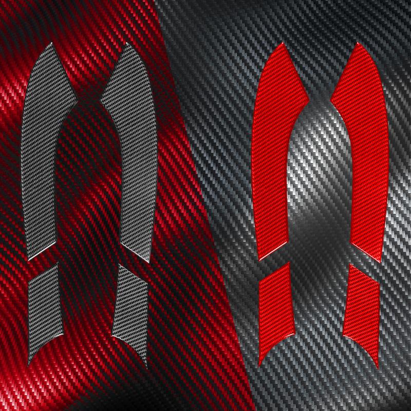 For Ford F150 Raptor 2009-2014 Real Carbon Fiber Headlights Sides Auto Trim Accessories Interior Cover Tuning Decorative Sticker