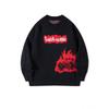 Andre Streetwear Crewneck Sweater Men Hip Hop Loose Fit Casual Couple Knitwear