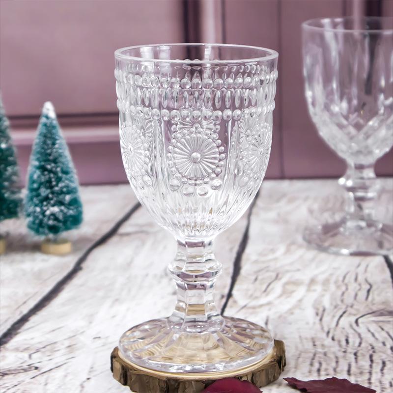 4pcs Set Champagne Cup Red Wine Glasses Luxury Sets Crystal Diamond Painting Brandy Goblet Vodka Mug Transparent Party Drinkware
