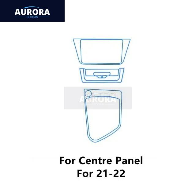 For VOLKSWAGEN TIGUAN ALLSPACE 17-22 Car Interior Center Console Transparent TPU Protective Film Anti-scratch Repair Film Refit