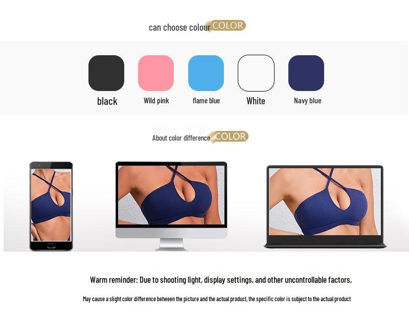 European & American Shockproof Sports Bra Set: Yoga, Running, Large Bust Support, Women's Fitness Beauty Collection