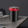 Car Ashtray Flame Retardant Alloy Liner One Touch Lid Built In Led Light For Daily Car Driving Use