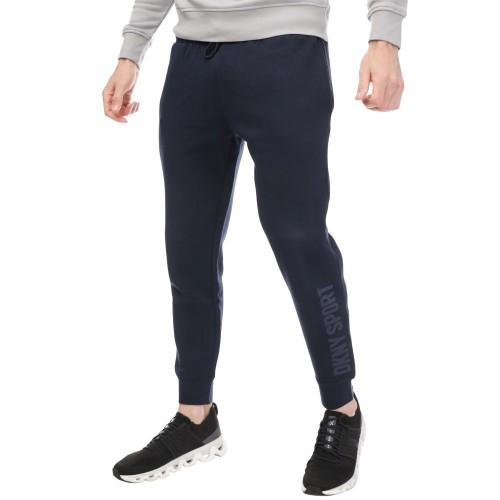 DKNY Mens Fleece Tonal Logo Jogging Bottoms