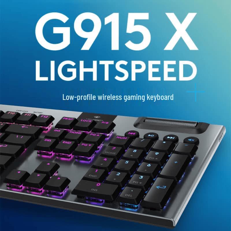 

Logitech G915 X LIGHTSPEED Low-Profile Gaming Keyboard