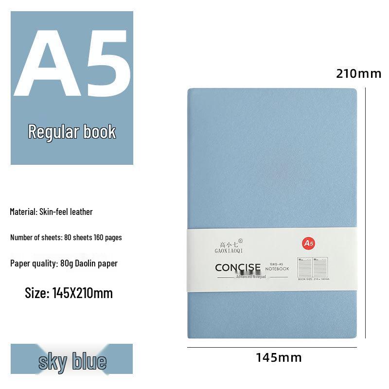 Prémiový zápisník A5 s vlastním logem - Jednoduchý, stylový, kreativní kancelářský a studentský diář