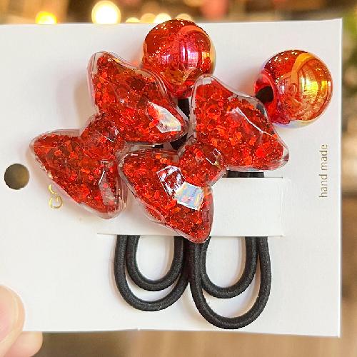 2 stuks Elastische Haarbanden voor Baby Meisjes Snoepkleur Haarring Haartouw Kinderen Hoofddeksel Kinderen Peuter Accessoires