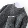 Men's Thick Heather Yarn Cashmere Sweater - Half-High Collar, Light Luxury, Warm for Autumn/Winter, New Style Knit Base Layer