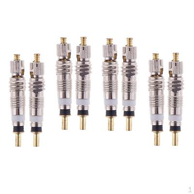8Pcs Silver Removable French Valve Tube Part