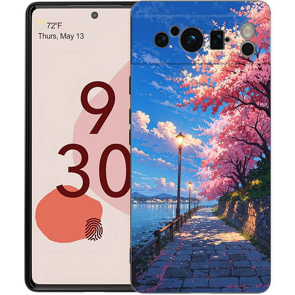 Landscape Japan Series Aestheticism Scenery Phone Case For Google Pixel 9 8 7 6 Pro XL 8A 6A 7A 5G Soft Shockproof TPU Cover