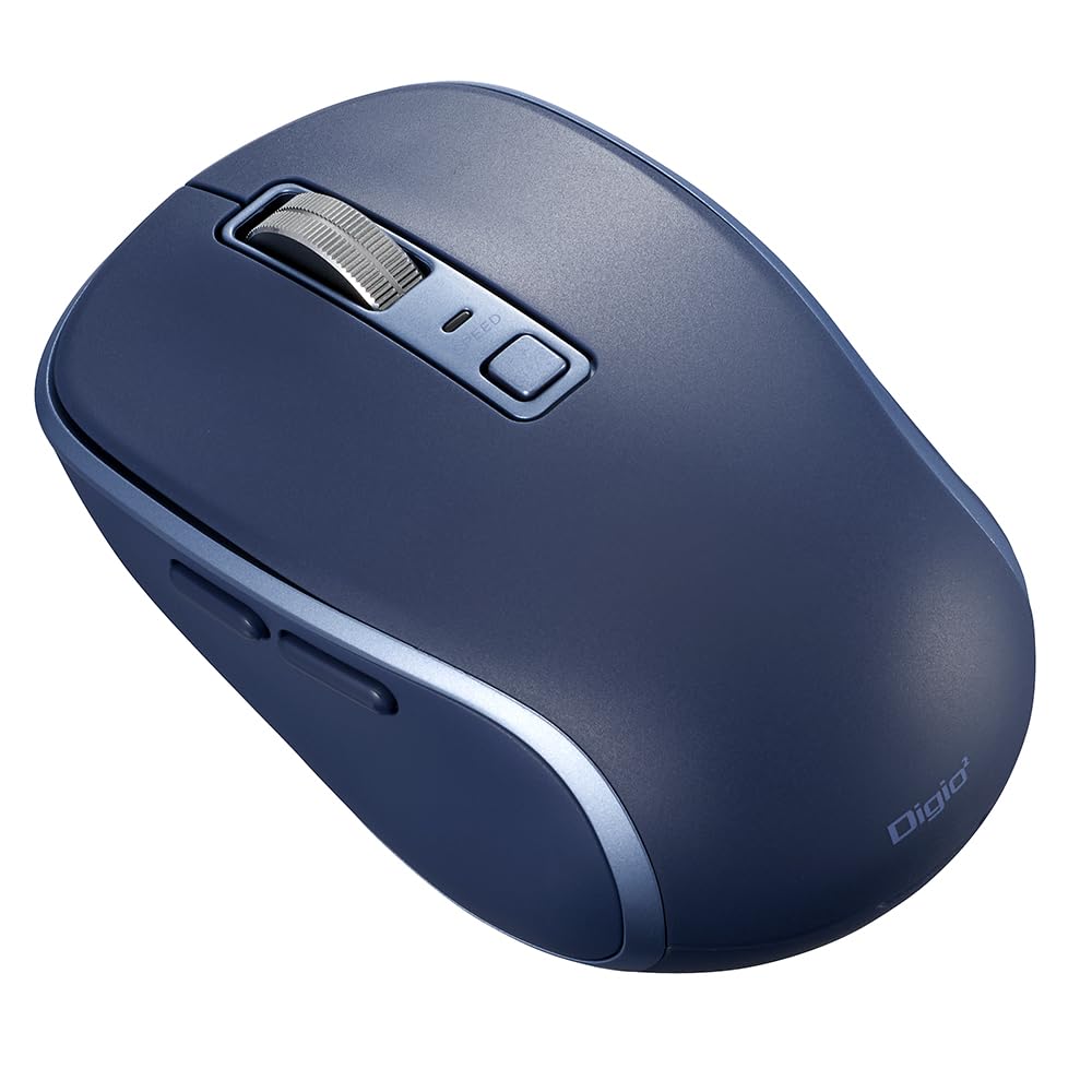 

Digio2 Bluetooth, Quiet, 5-Button, BlueLED Mouse, Small, Easy-to-Grip Design, Navy Blue (Z0184)