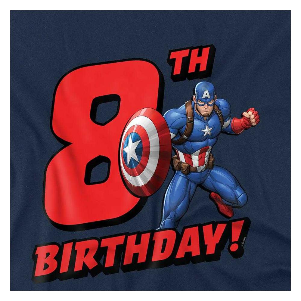 Captain America Childrens/Kids 8th Birthday Sweatshirt