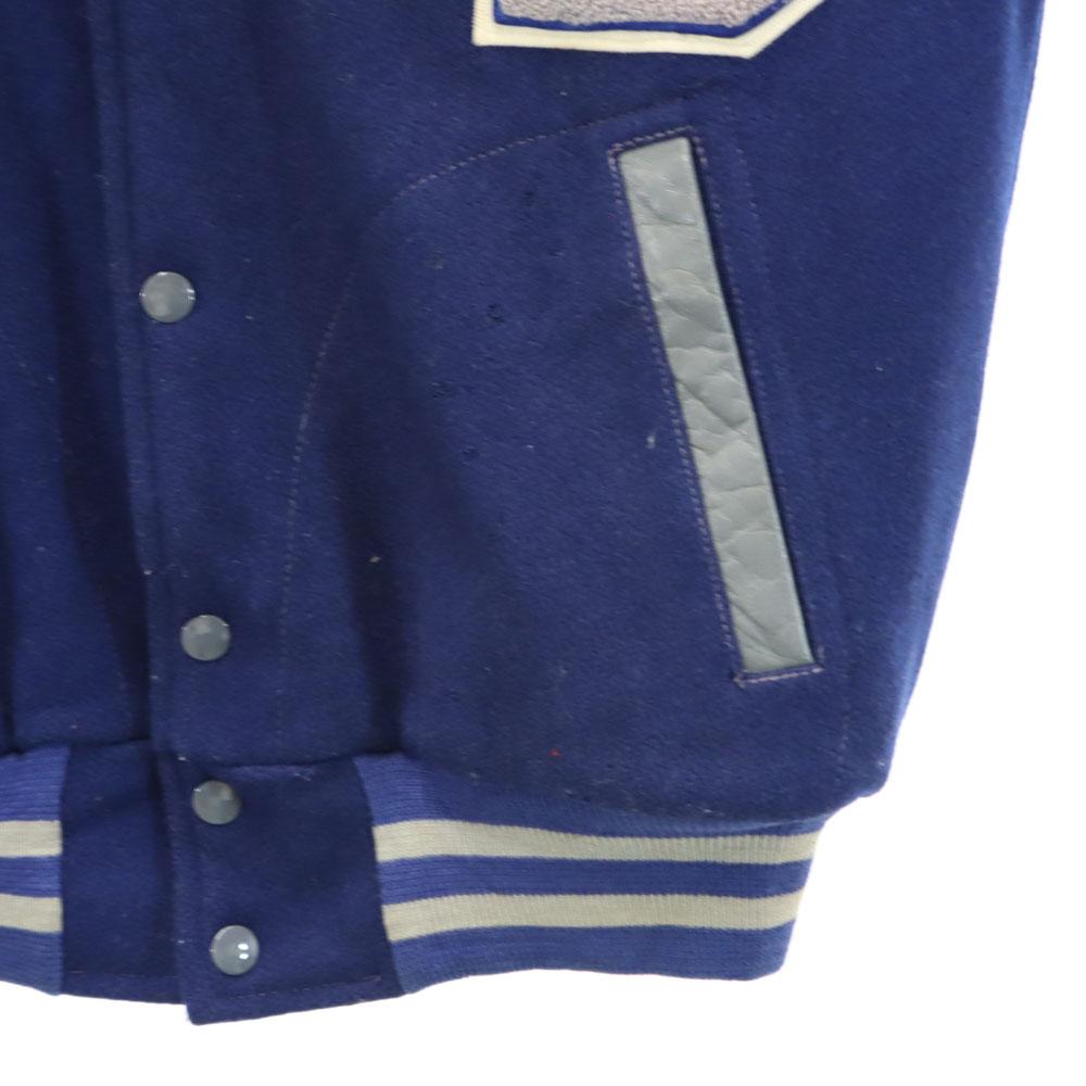 CAMPUS 70s vintage Stajan Navy system Leather sleeve blouson Men's Used