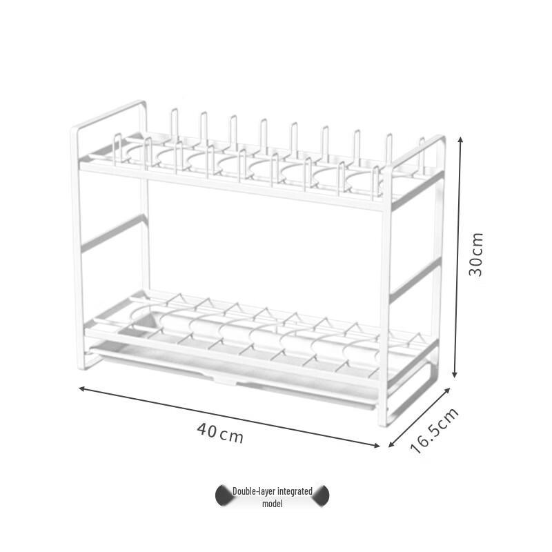 cmaos Nordic Style Foldable Dish Drying Rack