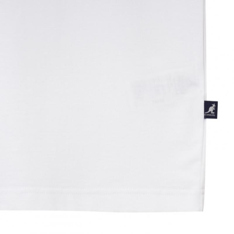 KANGOL Surf Graphic T shirT 2825 whiTe