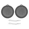 2pcs Silicone Front Lens Caps with Antiloss Lanyard for ACTION 6 Camera Lens Cover Protector Against Scratches and Dust