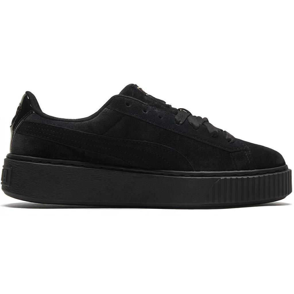 Puma Piattaforma Velluto Nero Oro Donna 373935-01