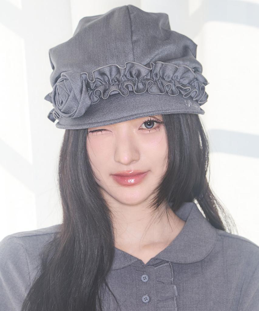ILLIGO Fleur Ruffle Hunting Cap Grey