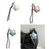 Handmade Star Keychain Charm Soft PU Leather Decorative Accessory Jewelry Gift for Students and Trendy Youth