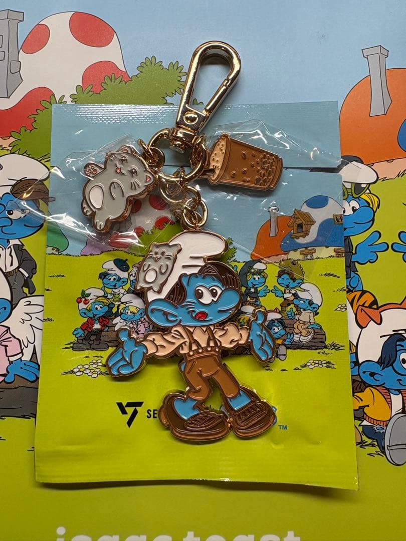 [USED] Anonymous delivery SEVENTEEN x isaac toast Jun key ring & paper bag