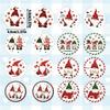 500Pcs Merry Christmas Stickers Christmas Theme Seal Labels Stickers For Diy Gift Baking Package Envelope Decoration