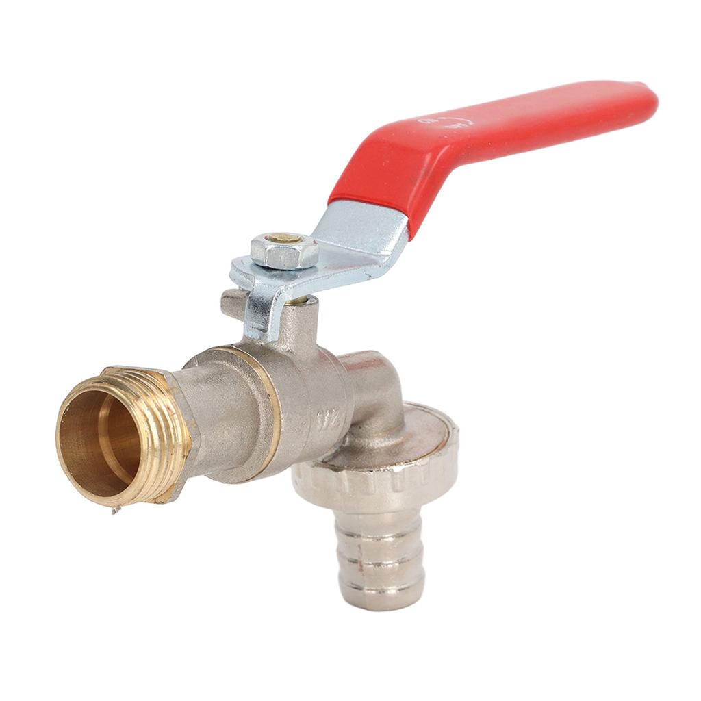 Spülen-Schlauchadapter Ersatz Messing Wasserventil für Haushaltsgebrauch 12in Ausgang 34in Eingang