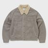 ThIs Is Never That Sherpa Lined Corduroy Trucker Jacket Grey