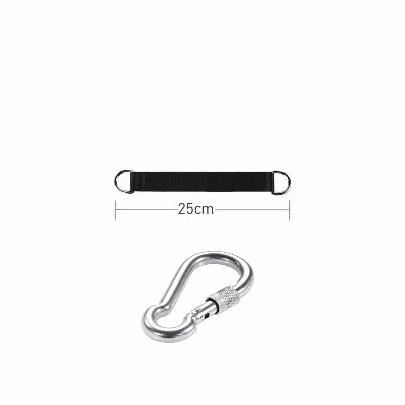 

Ремені для гойдалок на відкритому повітрі, 200 кг, важкі кільце, гачок, підвісний ремінь, з’єднувальний ремінь для гамака, боксерська груша, гойдалка, турнік