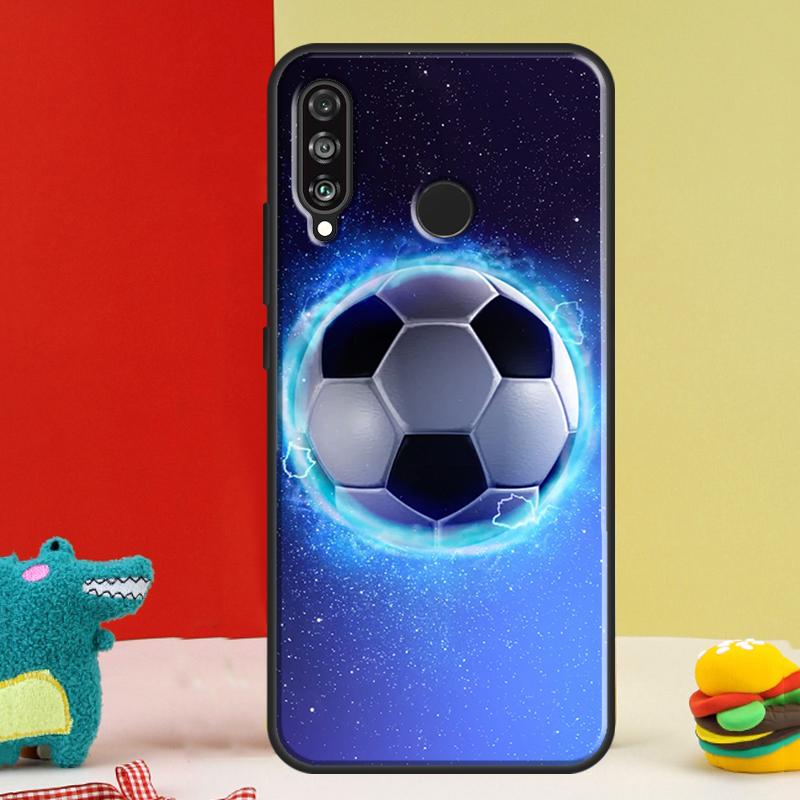 Football Soccer Ball For Huawei Nova Y91 Y90 Y60 Y70 Y72 Y61 9 10 SE 12i 12s 11i 5T P60 Pro P20 P30 P40 Lite Case
