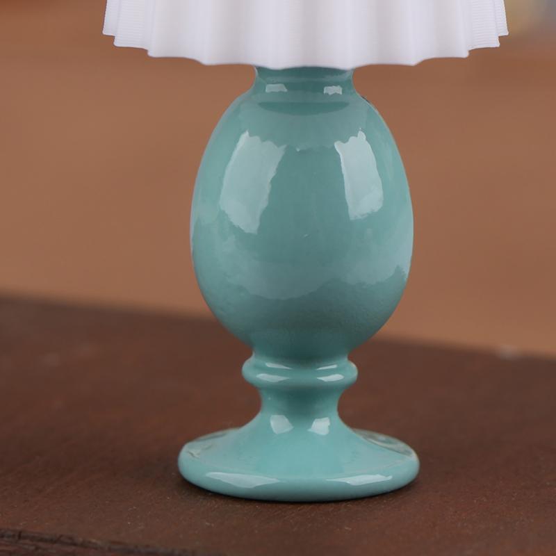 1:12 Dollhouse Miniature Desk Lamp Study Model Dollhouse Furniture Decoration Micro Scene Light Ornament Pretend Play Toys