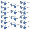 12/16 Pack Rimless Star Shaped Sunglasses New Fashion Candy Color Set Shades Women's Trendy Cute Party Props Sun Glasses