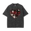 Limited Hole Courtney Love Vintage Gewaschene T-Shirts Herren Damen Alternative Grunge Rockband T-Shirt Übergroße T-Shirts Streetwear