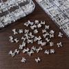 Transparent Nail Art Sequins Kit 3D Bowknot Nail Charms Decorations  Nail Decoration